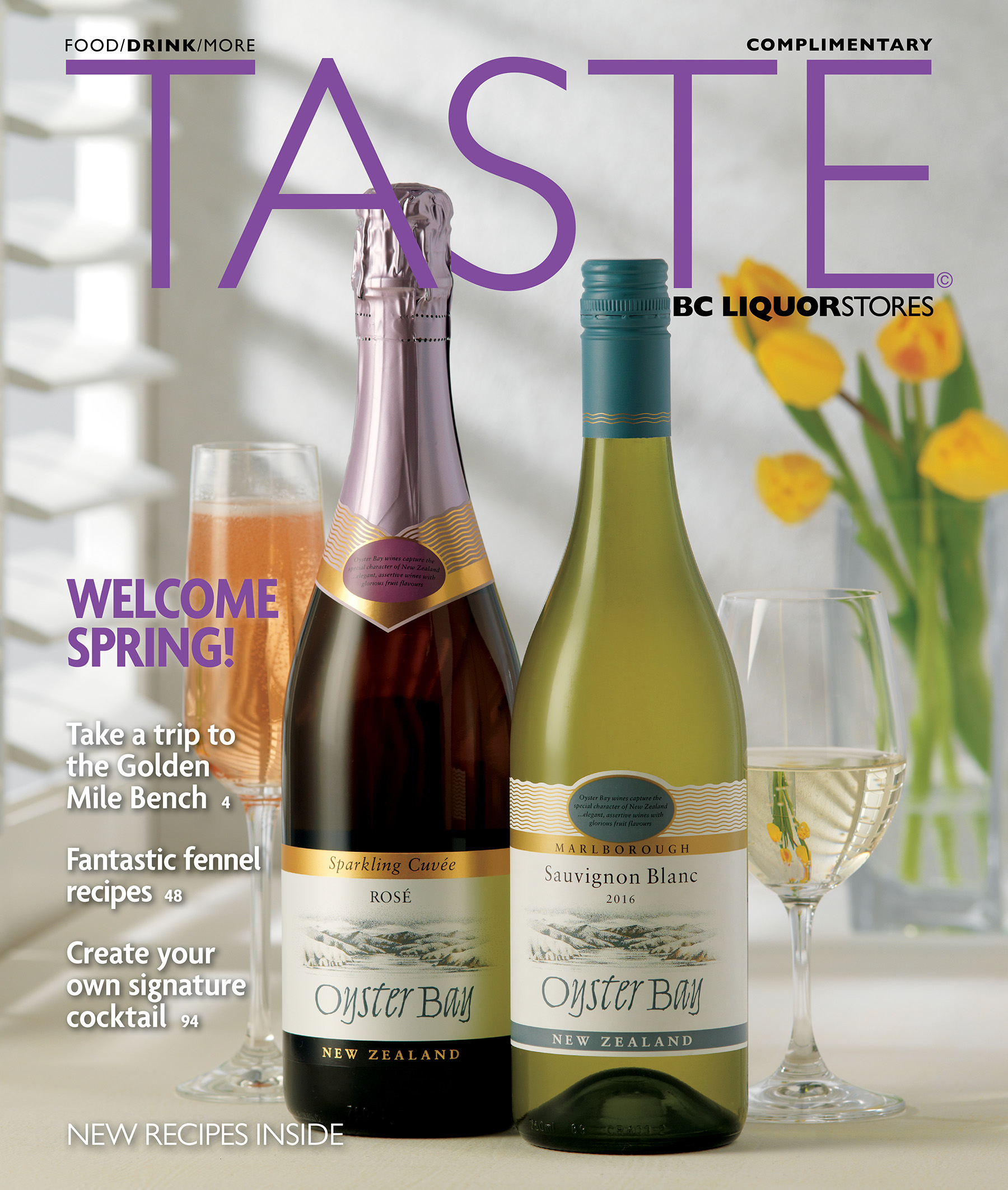 Spring 2018 TASTE Magazine Cover