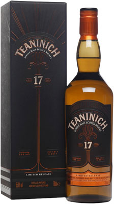 TEANINICH - 17 YEAR OLD Scottish Whisky / Whiskey TEANINICH - 17 YEAR OLD Scottish Whisky / Whiskey