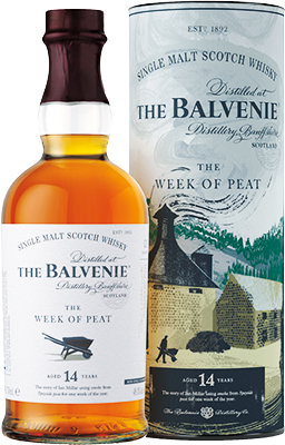 BALVENIE - WEEK OF PEAT 14YO Scottish Whisky / Whiskey