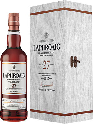 LAPHROAIG - 27 YEAR OLD Scottish Whisky / Whiskey