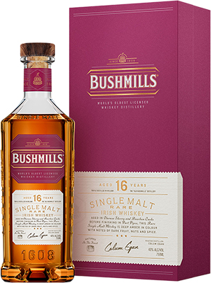 BUSHMILLS - 16 YEAR OLD Scottish Whisky / Whiskey