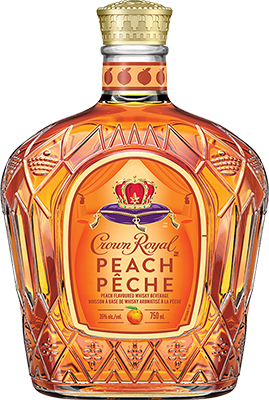 CROWN ROYAL - PEACH Canadian Whisky / Whiskey
