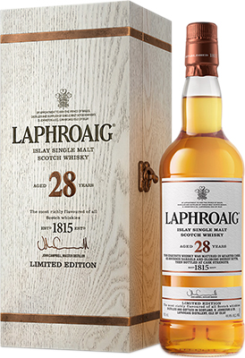 LAPHROAIG - 28 YEAR OLD CASK STRENGTH Scottish Whisky / Whiskey