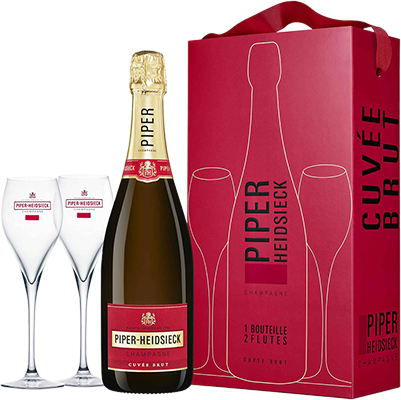 Piper-Heidsieck Cuvée Brut シャンパン　6本セット PIPER HEIDSECK - CUVEE BRUT GLASS PACK French Sparkling Wine