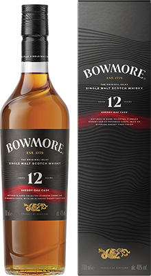 BOWMORE - 12 YEAR OLD SHERRY OAK Scottish Whisky / Whiskey