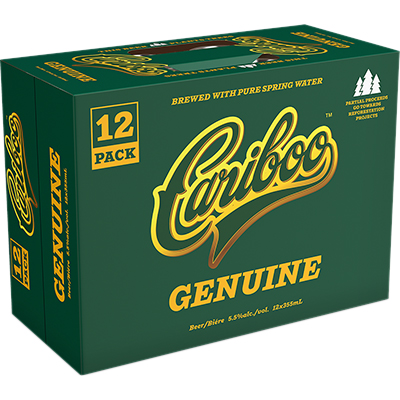 CARIBOO GENUINE DRAFT CAN