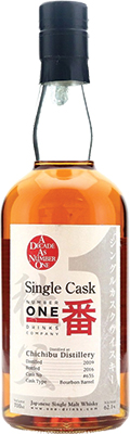 ICHIRO'S MALT - CHICHIBU NOD 10TH ANNIVERSARY SINGLE CASK 20