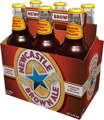 NEWCASTLE BROWN ALE Scottish Import Beer
