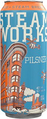 STEAMWORKS - PILSNER TALL CAN 473ML