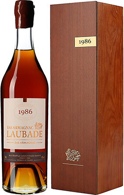 CHATEAU DE LAUBADE - 1986 BAS ARMAGNAC French Other Spirits