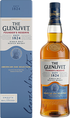 GLENLIVET - FOUNDER'S RESERVE Scottish Whisky / Whiskey