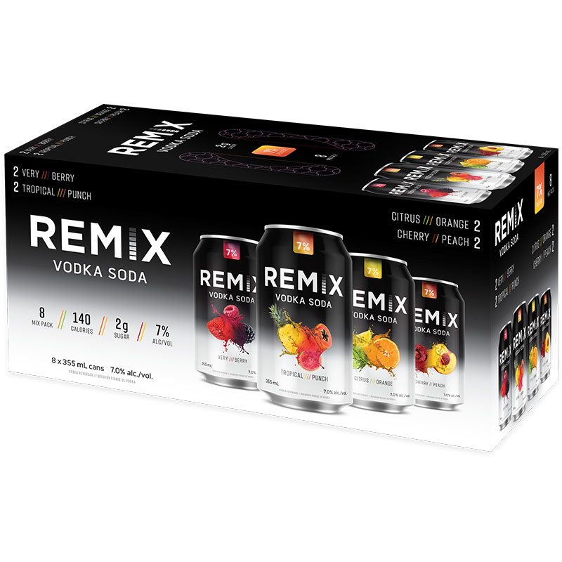 SAMPLING ARTIMAGE MIX-CD　１８～２１・２４ REMIX - VODKA SODA 8PK MIXER CAN Canadian Coolers