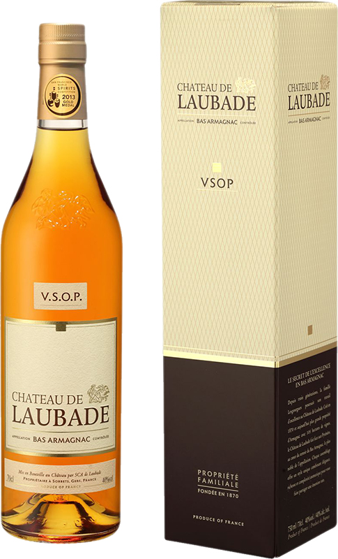 CHATEAU DE LAUBADE - VSOP BAS ARMAGNAC French Other Spirits
