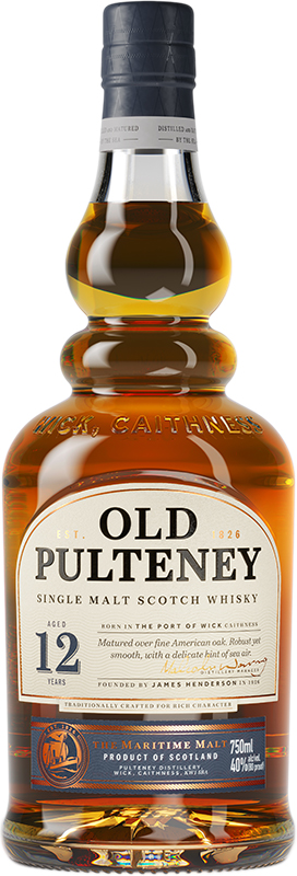 OLD PULTENEY - 12 YEAR OLD SINGLE MALT SCOTCH Scottish Whisky