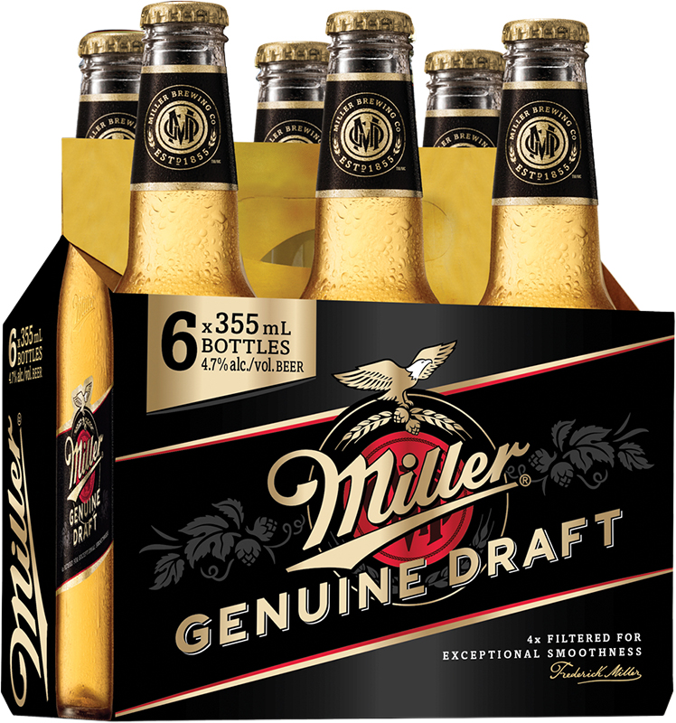 MILLER GENUINE DRAFT Canadian Domestic Beer