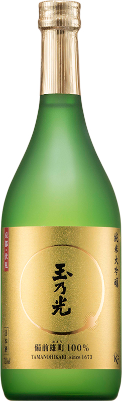 TAMANOHIKARI - GOLD OMACHI JUNMAI DAIGINJO SAKE Japanese Sake