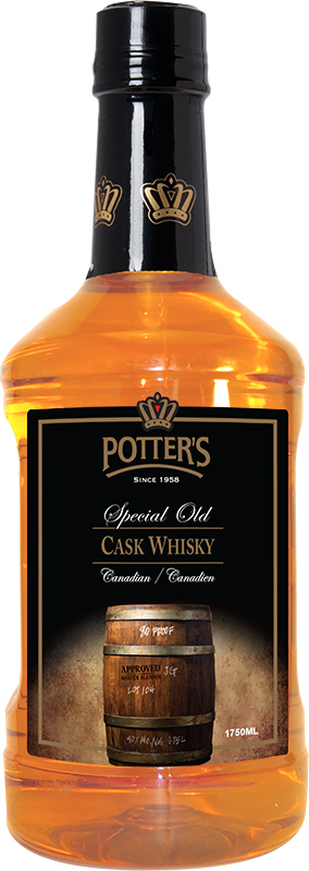 POTTER'S - SPECIAL OLD Canadian Whisky / Whiskey