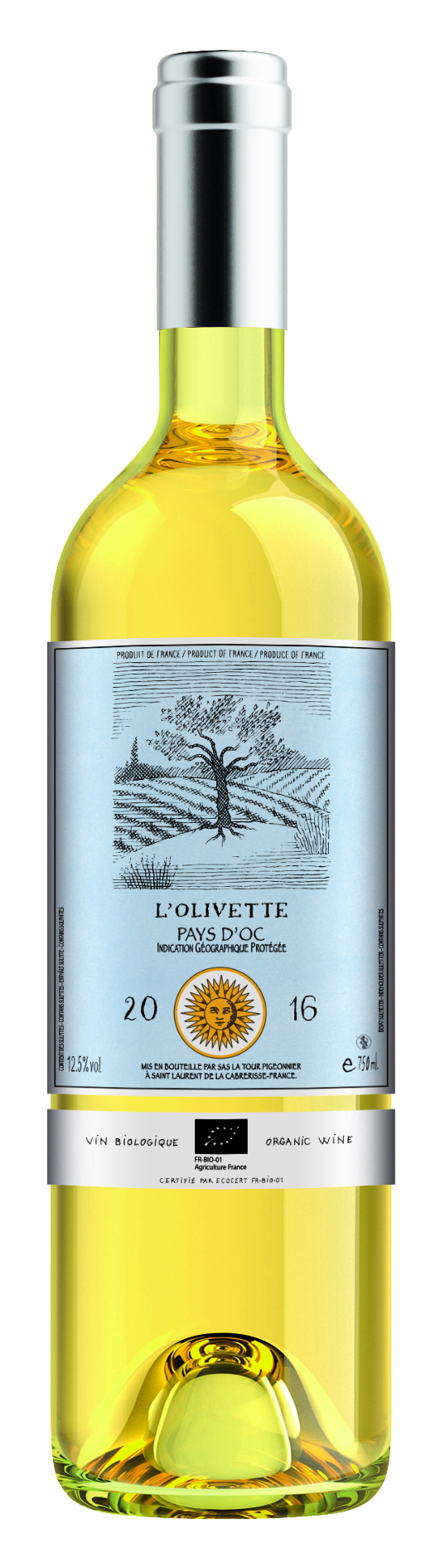 BCLIQUOR Pays D'oc Viognier Marsanne - L'olivette Organic