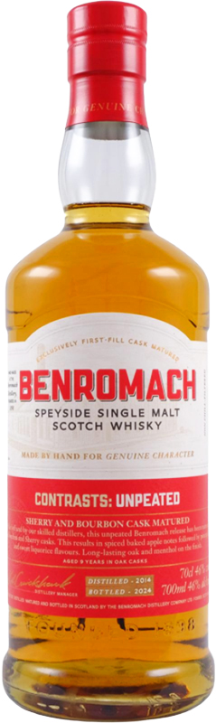 BCLIQUOR Benromach  - Unpeated 2014