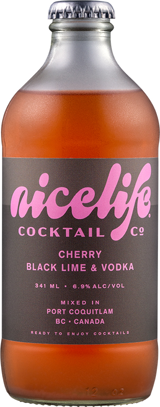 BCLIQUOR Nicelife Cocktails - Cherry Black Lime & Vodka Cocktail