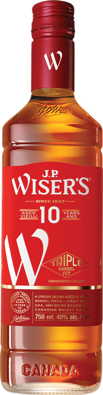 J.P. WISER'S - 10 YEAR OLD CANADIAN WHISKY Canadian Whisky