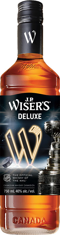 J.P. WISER'S - DELUXE NHL LIMITED EDITION Canadian Whisky / Whiskey