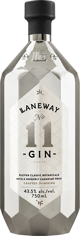 BCLIQUOR Laneway - No 11 Gin Limited Edition Silver Bottle