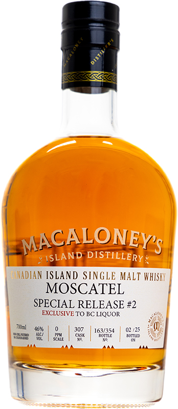 BCLIQUOR Macaloney Island Distillery - Bc Select Upsm Moscatel Cask