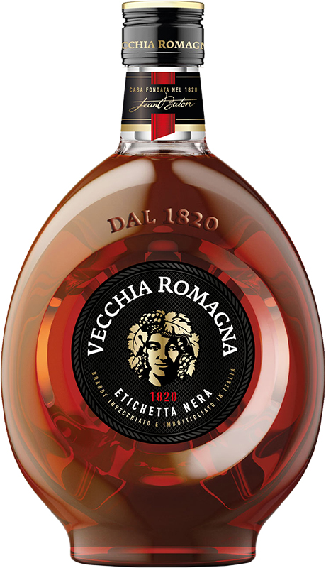 VECCHIA ROMAGNA - BLACK LABEL Italian Brandy