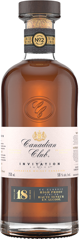 CANADIAN CLUB - 18 YEAR OLD Canadian Whisky / Whiskey