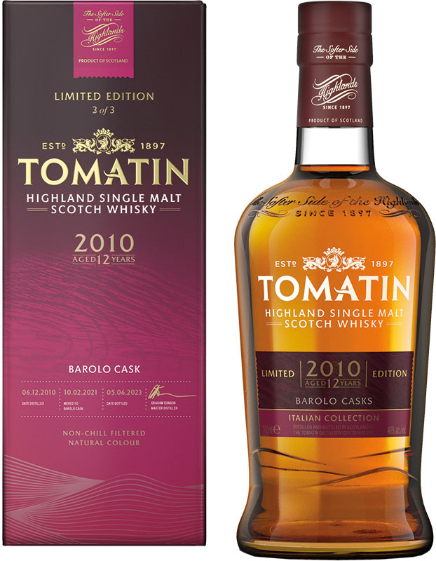 BCLIQUOR Tomatin - Italian Collection Barolo Cask