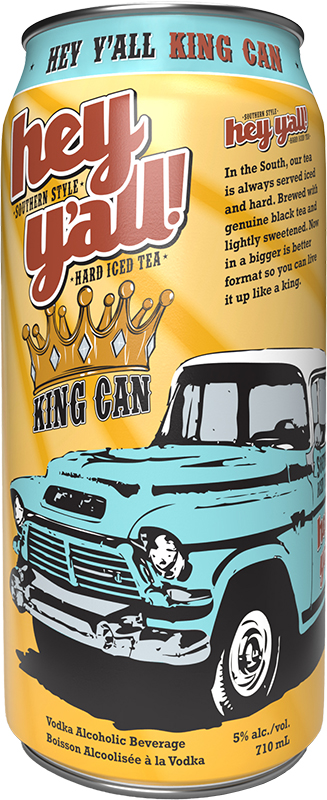 BCLIQUOR Hey Y'all - Original Hard Iced Tea King Can
