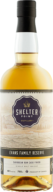 BCLIQUOR Shelter Point Distillery - Evans Family Reserve Rum Cask