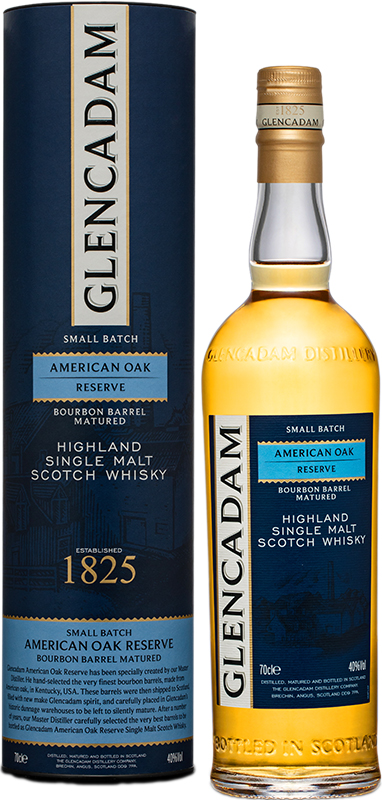GLENCADAM - AMERICAN OAK RESERVE SINGLE MALT WHISKY Scottish
