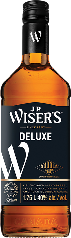 J. P. WISER'S DELUXE Canadian Whisky / Whiskey