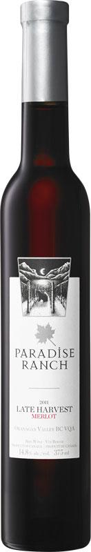 PARADISE RANCH - MERLOT LATE HARVEST 2022 Canadian Red Wine