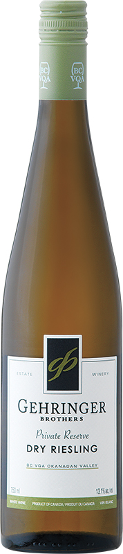 BCLIQUOR Gehringer - Private Reserve Dry Riesling 2020