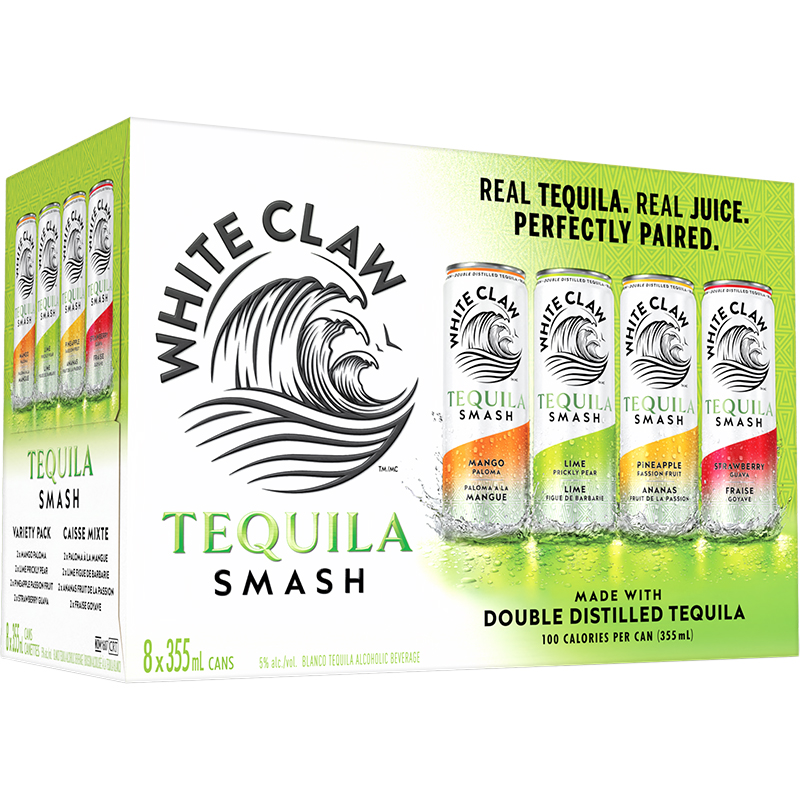 BCLIQUOR White Claw - Tequila Smash Variety Pack Can