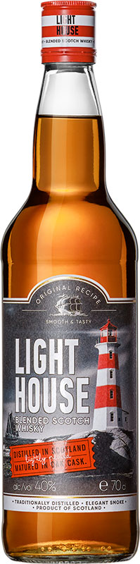 BCLIQUOR Lighthouse - Blended Scotch Whisky Lightly Peated
