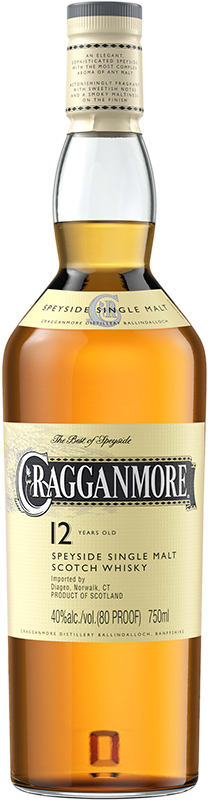 CRAGGANMORE - 12 YO Scottish Whisky / Whiskey
