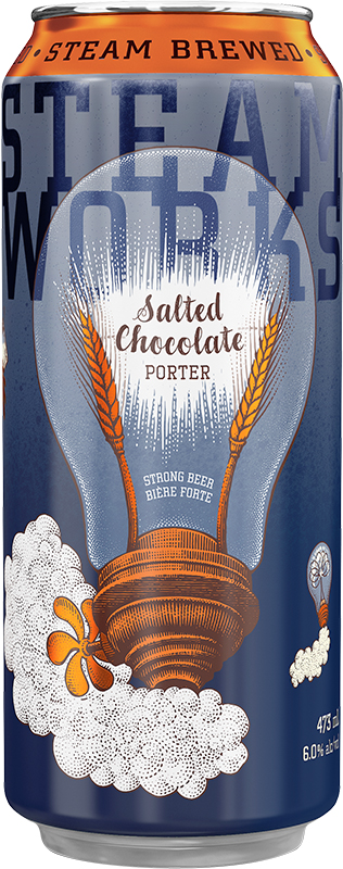 BCLIQUOR Steamworks - Salted Chocolate Porter Tall Can