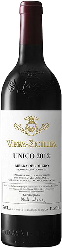 RIBERA DEL DUERO - VEGA SICILIA UNICO 2012 Spanish Red Wine