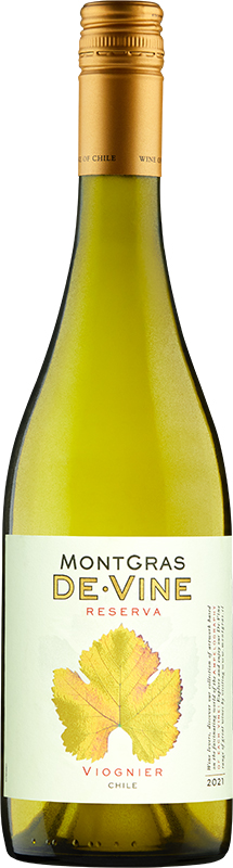 Chilean MONTGRAS VINE Wine COLCHAGUA White RESERVA - VIOGNIER 2020 DE