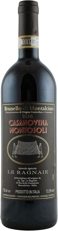 BRUNELLO DI MONTALCINO - LE RAGNAIE CASANOVINA MONTOSOLI Italian
