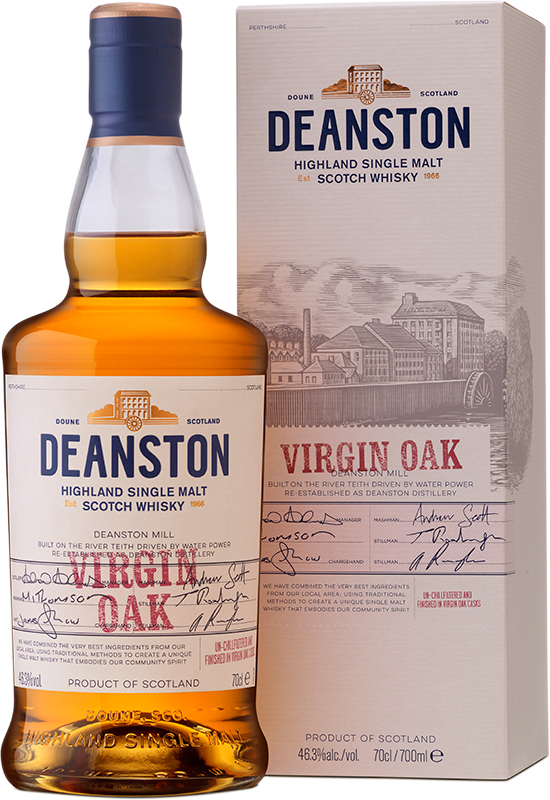 DEANSTON - VIRGIN OAK Scottish Whisky / Whiskey