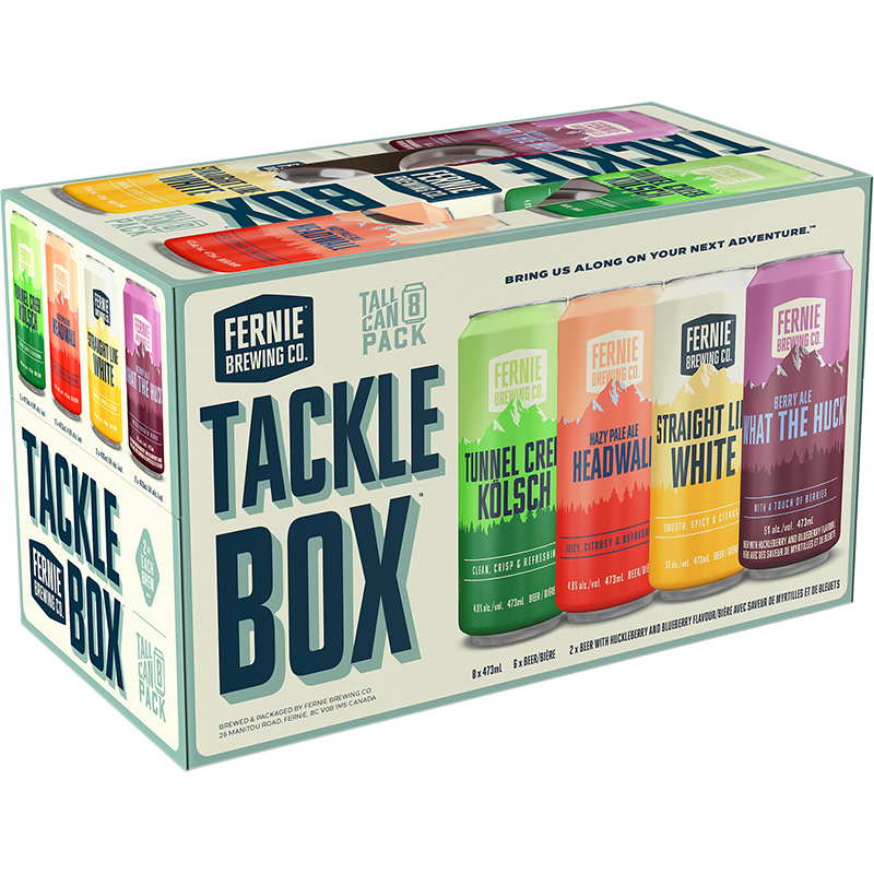 BCLIQUOR Fernie Brewing - Tackle Box 8-pack Tall Can