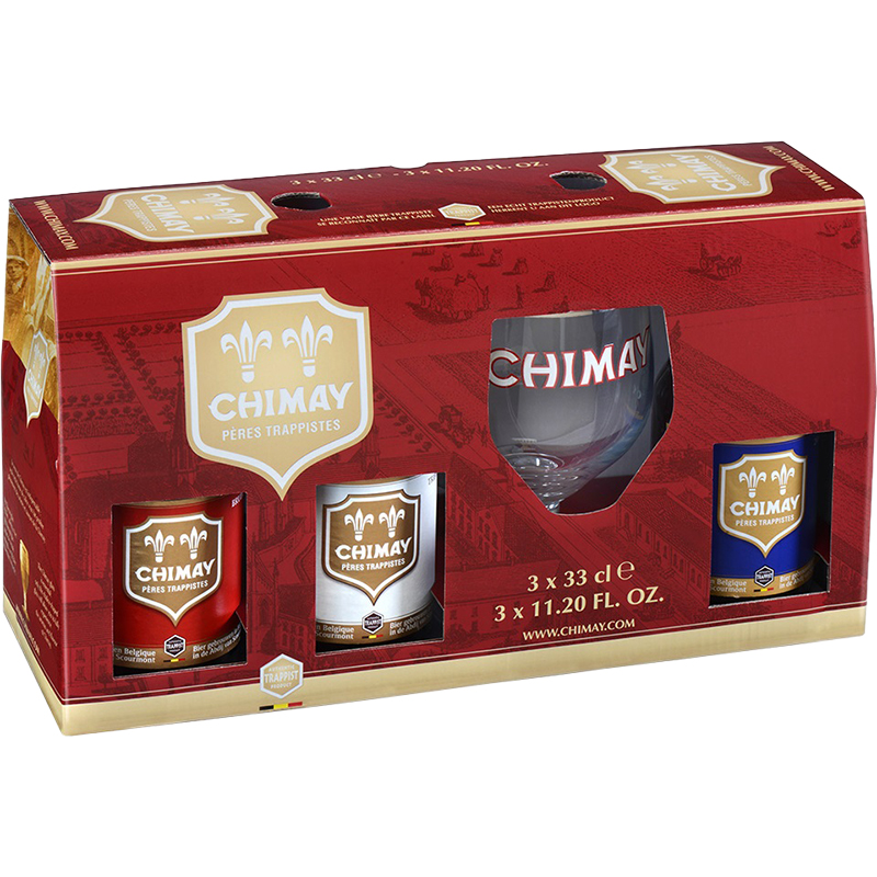 BCLIQUOR Chimay Trilogy Gift Pack