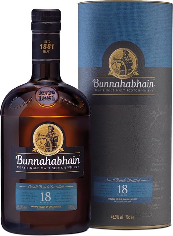 BUNNAHABHAIN - 18 YEAR OLD Scottish Whisky / Whiskey
