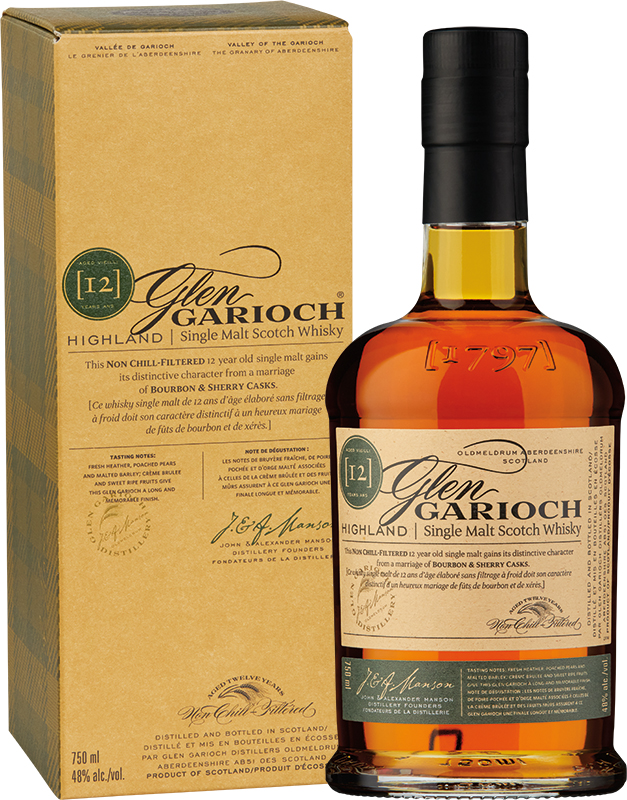 GLEN GARIOCH - 12 YEAR OLD Scottish Whisky / Whiskey