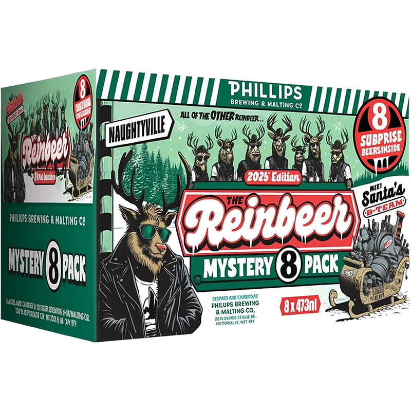 BCLIQUOR Phillips Brewing - Reinbeer Mystery Tall Can Mix Pack 2025